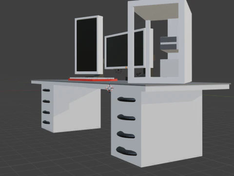 Una configuraci&oacute;n b&aacute;sica Modelo 3D