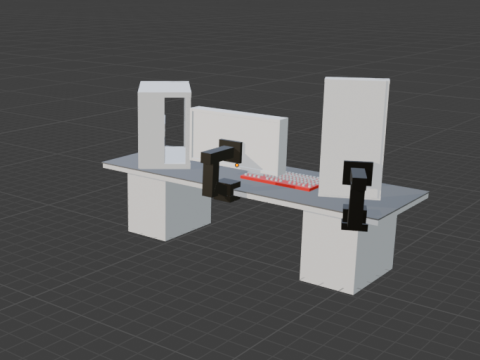 Uma configuração básica Modelo 3D