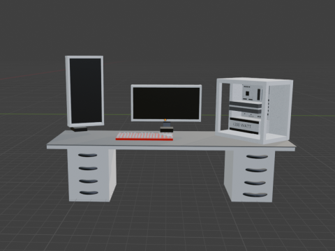 Uma configuração básica Modelo 3D