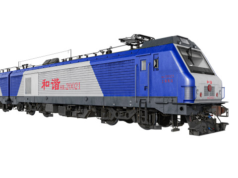 चीन रेलवे HXD2 3D मॉडल