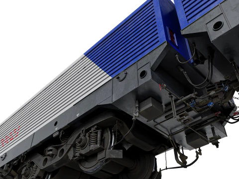 China Railways HXD2 3D Model