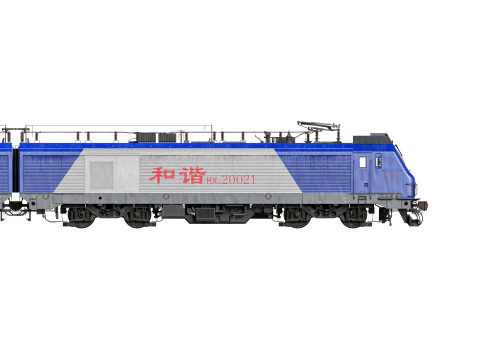 China Railways HXD2 3D Model