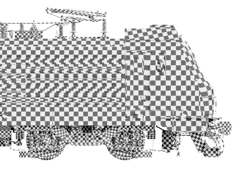 चीन रेलवे HXD2 3D मॉडल