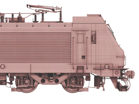 China Railways HXD2 3D Model