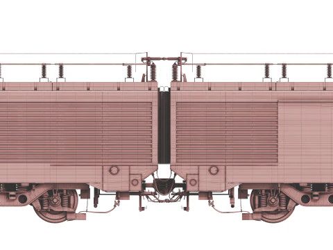 China Railways HXD2 3D Model