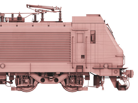 चीन रेलवे HXD2 3D मॉडल