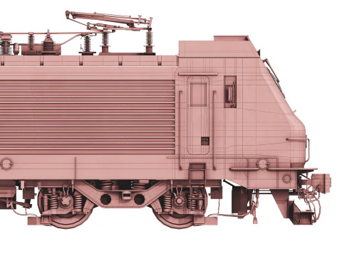 China Railways HXD2 3D Model