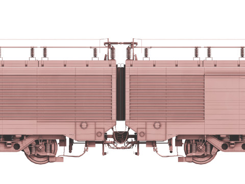 चीन रेलवे HXD2 3D मॉडल