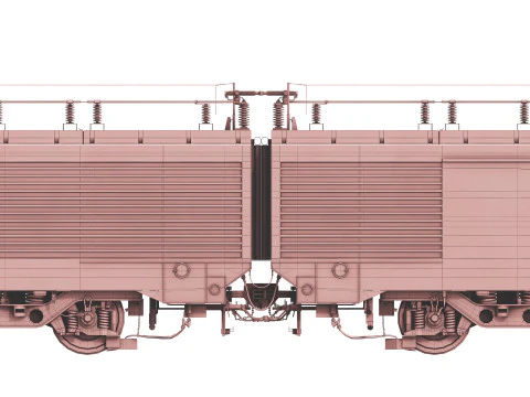 China Railways HXD2 3D Model