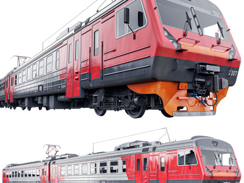 Tren de pasajeros ED4M Modelo 3D