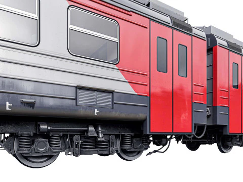 Passenger Train ED4M 3D Model