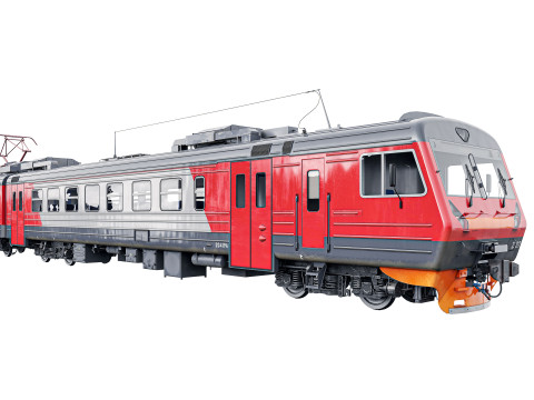 Passenger Train ED4M 3D Model