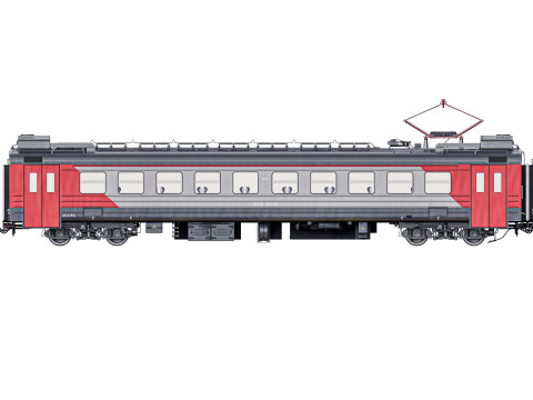 Passenger Train ED4M 3D Model