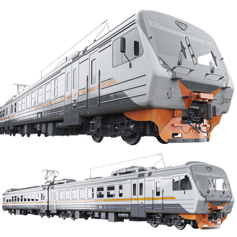 여객열차 ED4M 3D 모델 .c4d .max .obj .3ds .fbx .stl .blend