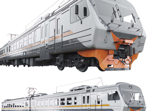 Passenger Train ED4M 3D Model