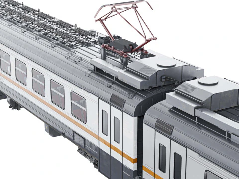 Tren de pasajeros ED4M Modelo 3D