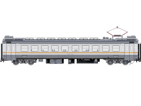 여객열차 ED4M 3D 모델