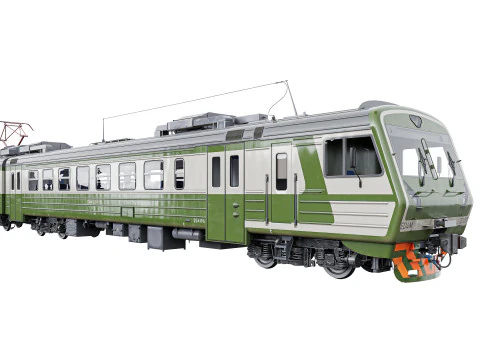 여객열차 ED4M 3D 모델