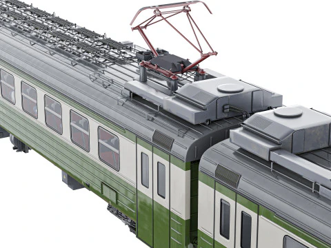 여객열차 ED4M 3D 모델