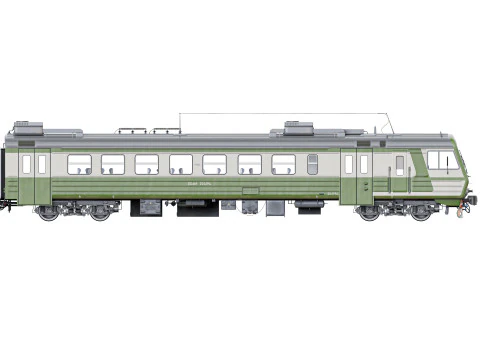여객열차 ED4M 3D 모델