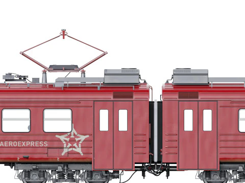 Passenger Train ED4M- EXPRESS 3D Model
