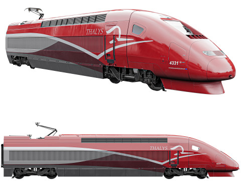TGV PBKA THALYS-HEAD 3D Model