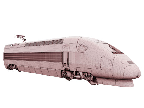 TGV PBKA THALYS-HEAD 3D Model