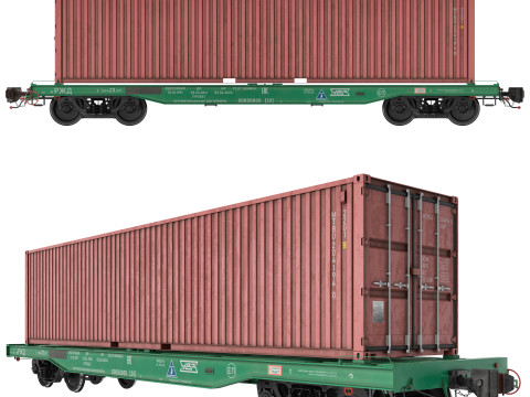 平板车 13-192-03 3D 模型