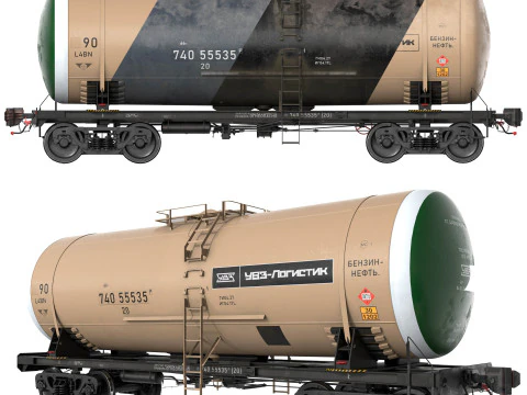 Eisenbahnkesselwagen 15-5103-07 3D Modell