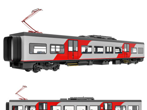 Siemens Desiro Rus Lastochka 3D Model