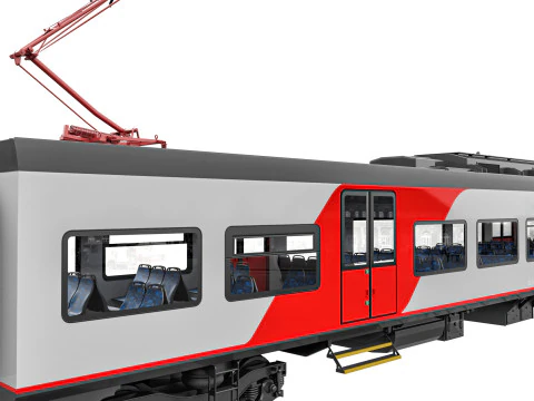 Siemens Desiro Rus Lastochka 3D Model