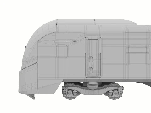 Siemens Desiro Rus Lastochka 3D Model