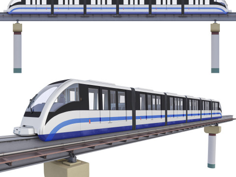 Monorotaia MOSCA EPS-01 e PATH Modello 3D