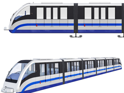 莫斯科单轨列车 EPS-01 和 PATH 3D 模型