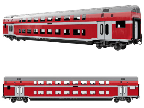 डोपेलस्टॉक सिट्ज़वैगन डीबीज़ 750 3D मॉडल