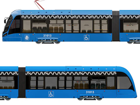 TRAM Vityaz-M 71-931 3D Model
