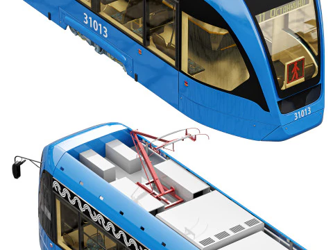 TRAM Vityaz-M 71-931 3D Model