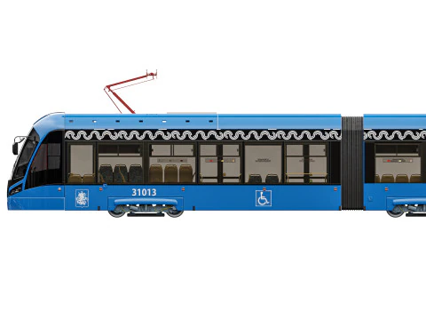 TRAM Vityaz-M 71-931 3D Model