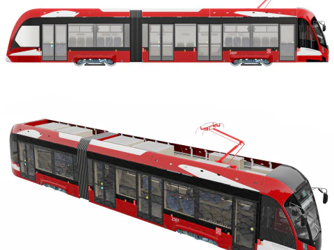 TRAM 71-923 Bogatyr-M 3D Model