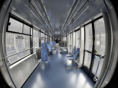TRAM 71-923 Bogatyr-M 3D Model