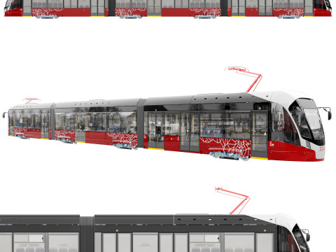 狮子电车 71-934 3D 模型