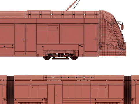 Tram Lion 71-934 3D Model