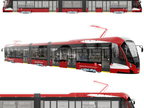 Nevski-tram 71-932 3D Model