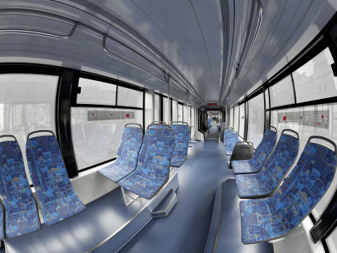 Nevsky tram 71-932 3D Model