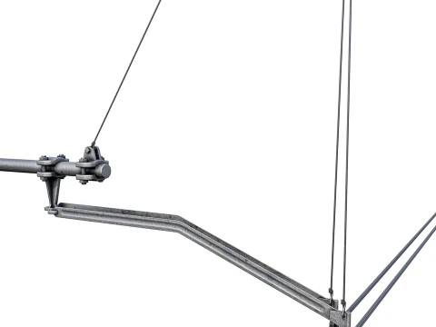 Railway contact network support 3D Model