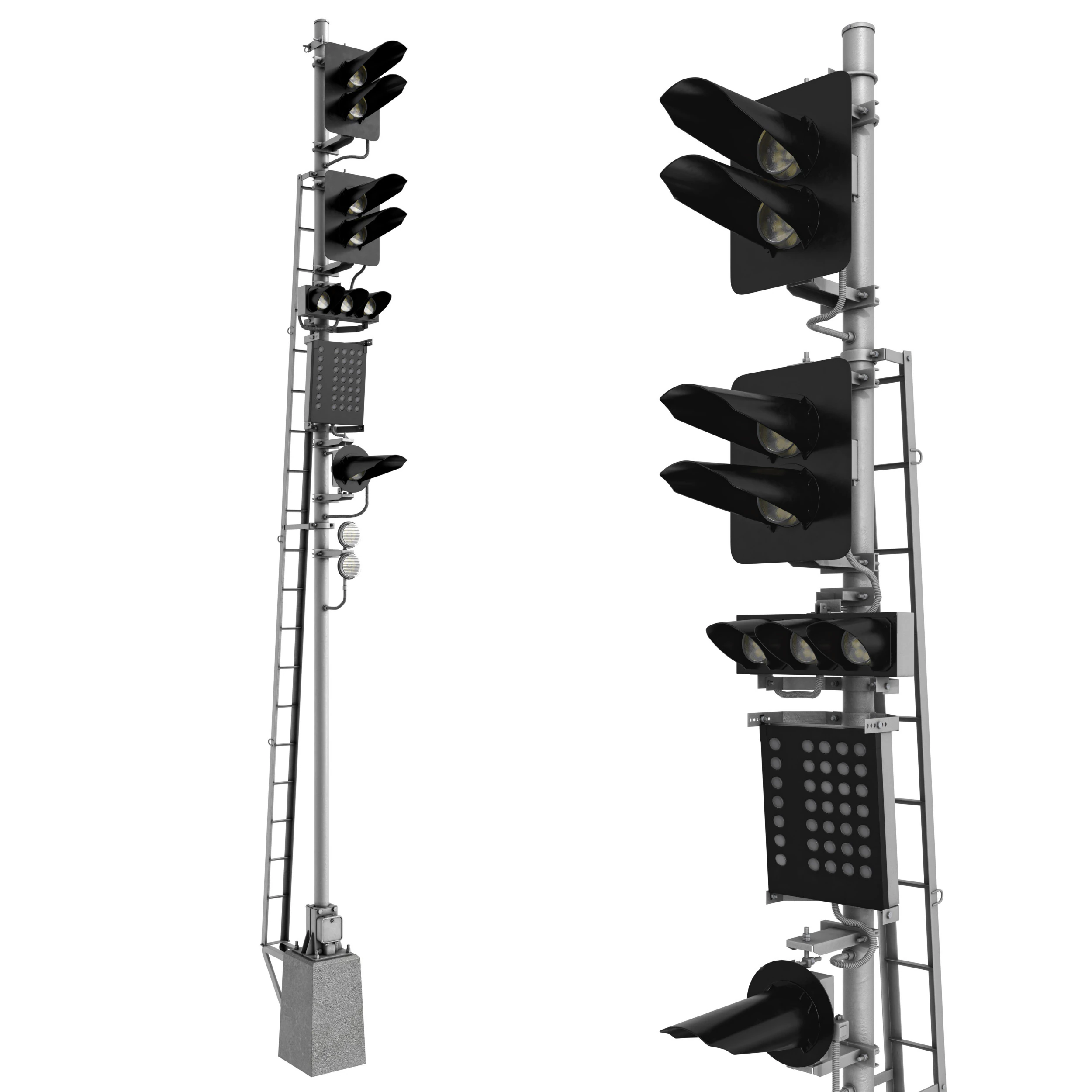 Masthead traffic light 17967-00-00 3D Model .c4d .max .obj .3ds .fbx .stl .blend 