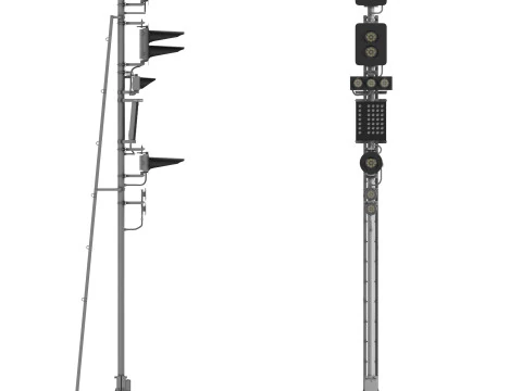 Masthead traffic light 17967-00-00 3D Model