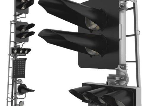 Masthead traffic light 17967-00-00 3D Model