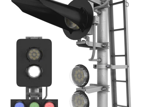 Masthead traffic light 17967-00-00 3D Model