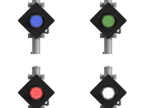 Masthead traffic light 17947-00-00 3D Model